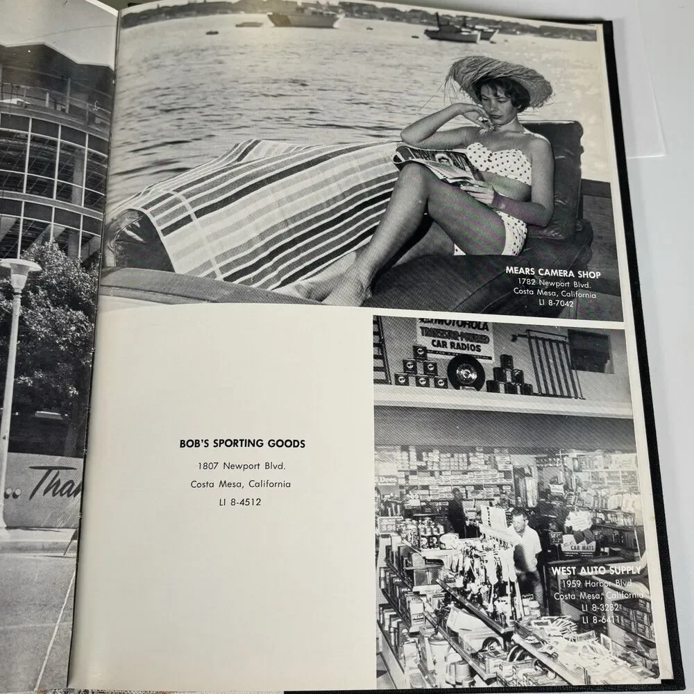 Chick Iverson Porsche Volkswagen Orange Coast College 1961 Yearbook Costa Mesa